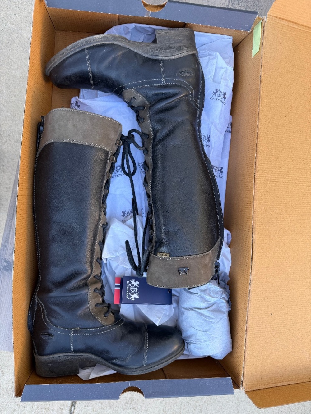 B Vertigo Tall Riding Boots Size 7.5